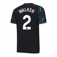 Manchester City Kyle Walker #2 Tredjeställ 2023-24 Kortärmad